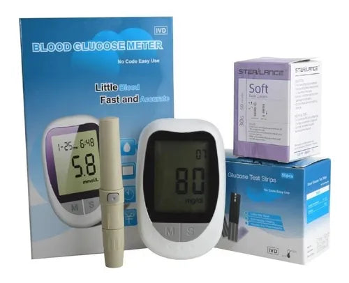 Kit de Glucómetro Digital - Rápido y Preciso para el Control de la Glucosa