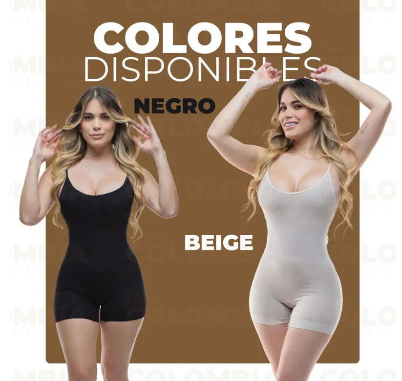 FAJA TEJIDA PIERNA CORTA CON TIRAS