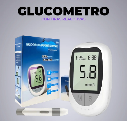 Kit de Glucómetro Digital - Rápido y Preciso para el Control de la Glucosa