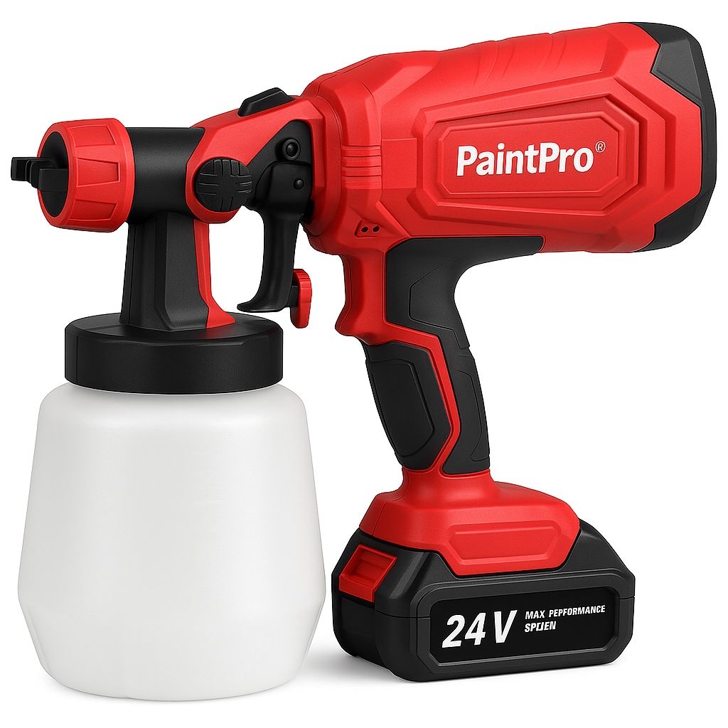 PaintPro® Pulverizador de pintura eléctrico inalámbrico