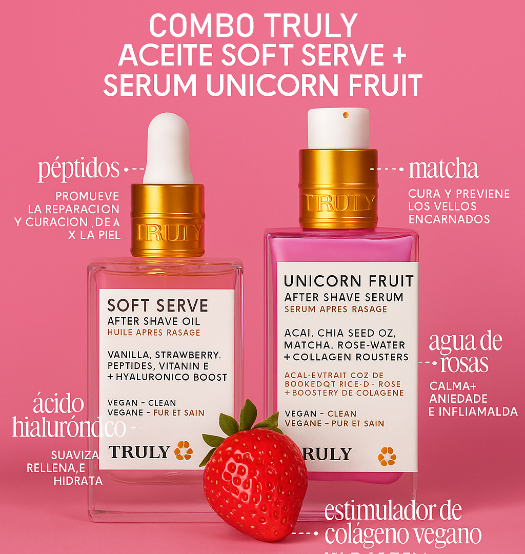 COMBO TRULY | | ACEITE SOFT SERVE + SERUM UNICORN FRUIT