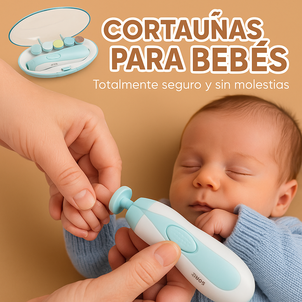 LIMA ELÉCTRICA PULIDOR DE UÑAS PARA BEBÉ