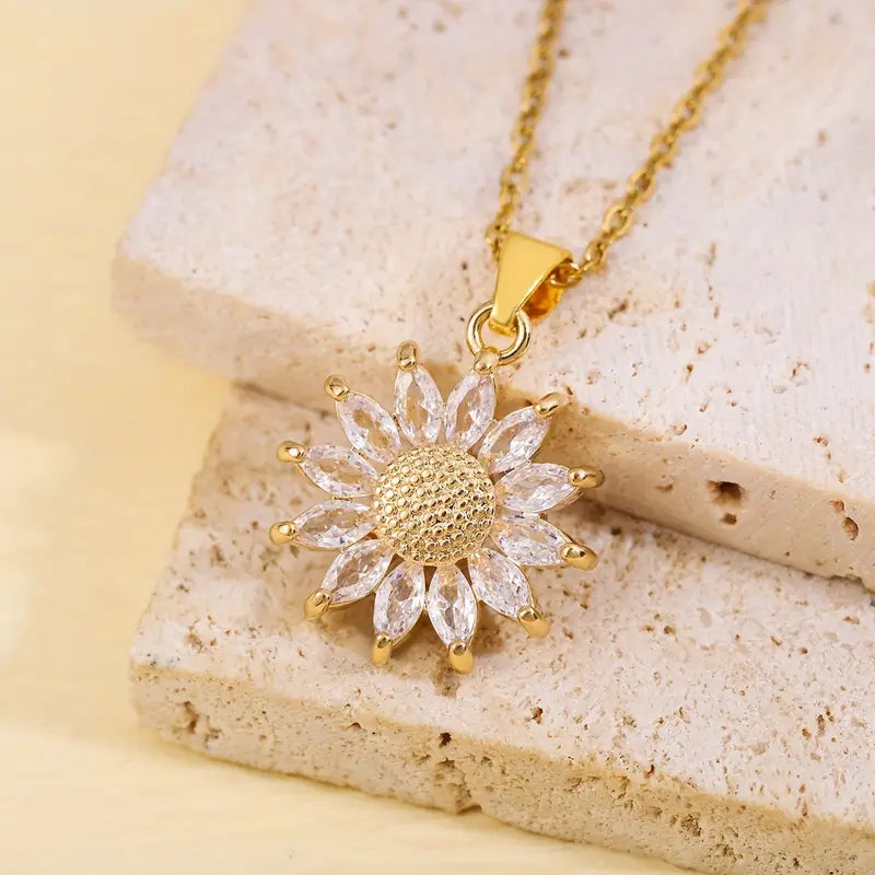 Collar Girasol Antiestrés – Un Regalo de Amor y Serenidad