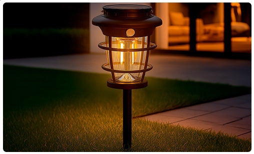 Lámpara solar portátil para acampar: Lámpara LED de 129 lúmenes con doble potencia y control inteligente de brillo.