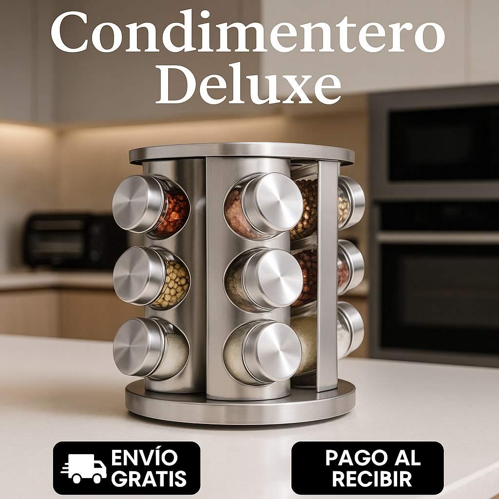 Condimentero Deluxe || El mejor acero inoxidable en tu cocina