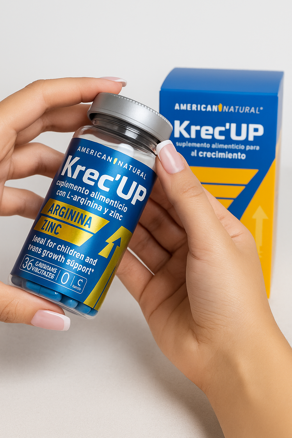 KREC UP x 60 CAPS || SUPLEMENTO NATURAL QUE ESTIMULA EL CRECIMIENTO