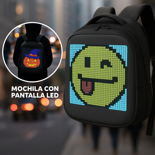 Mochila LED inalambrica