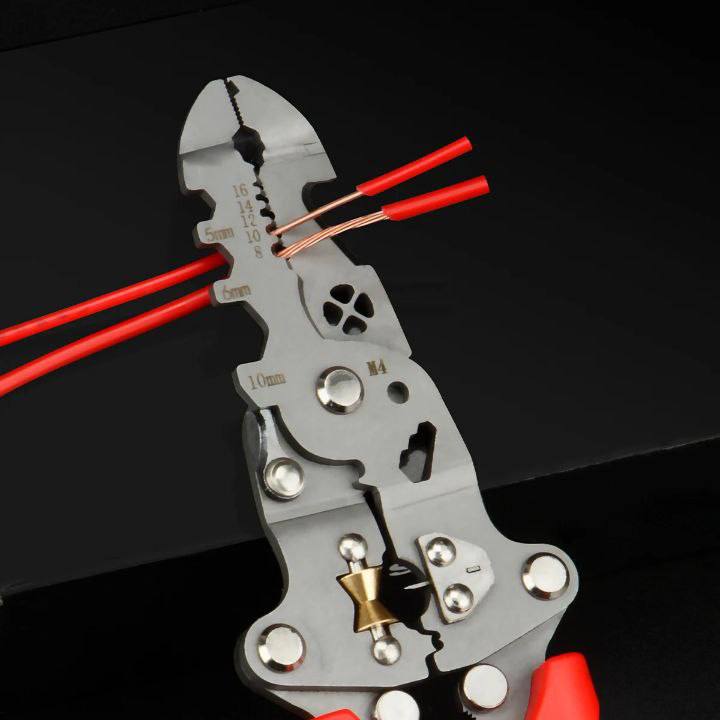 10 EN 1: TIJERAS PELACABLES MULTIFUNCIONALES CON PRUEBA ELECTRICA