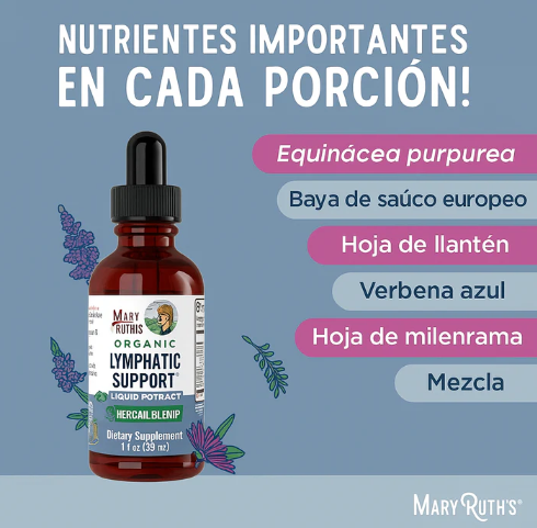 Mary Ruth's Mezcla de hierbas orgánicas para el apoyo linfático