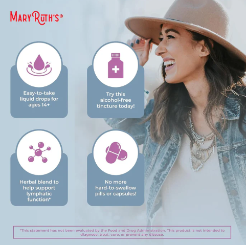 Mary Ruth's Mezcla de hierbas orgánicas para el apoyo linfático