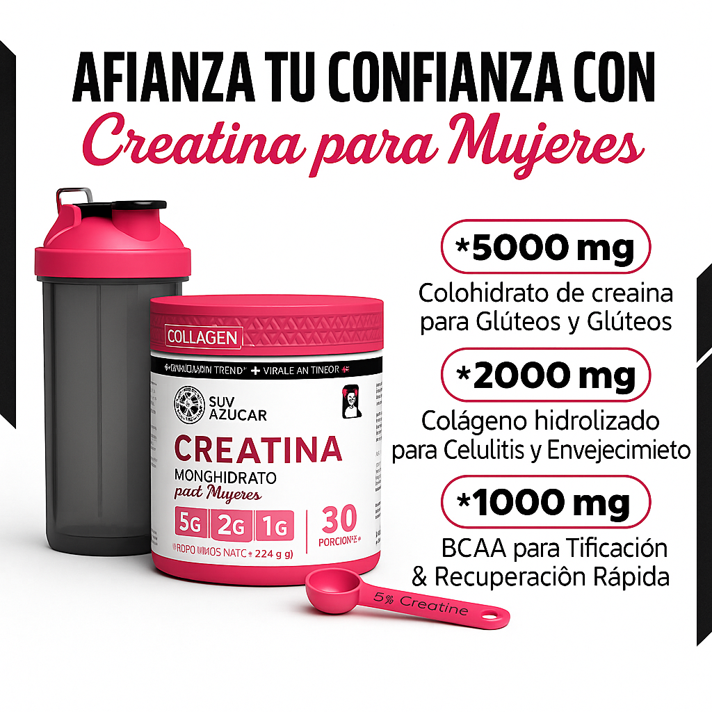 Creatina Monohidrato || Más energía y vitalidad en tu día a día