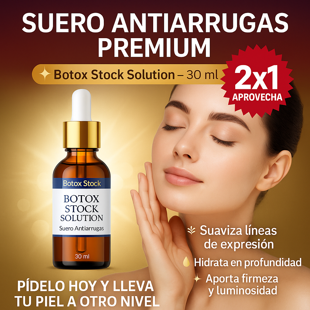 Botox Stock Solution || Suero Reafirmante Antiarrugas