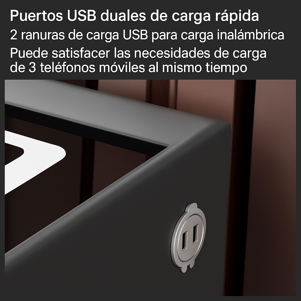 ⚡MESA DE NOCHE SMART || ELEGANCIA, SEGURIDAD Y FUNCIONALIDAD