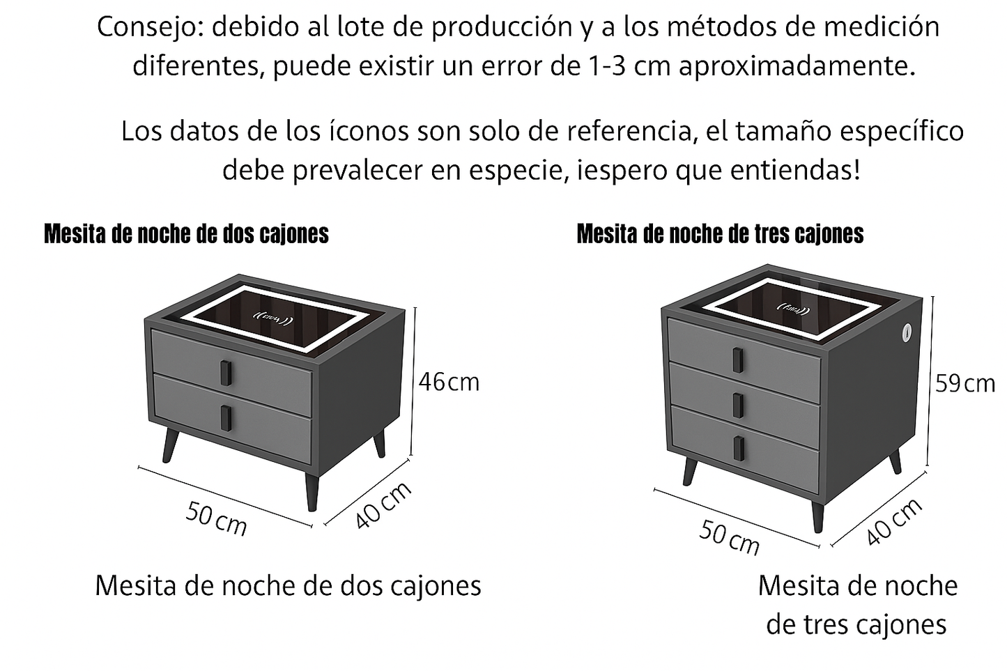 ⚡MESA DE NOCHE SMART || ELEGANCIA, SEGURIDAD Y FUNCIONALIDAD