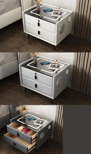 ⚡MESA DE NOCHE SMART || ELEGANCIA, SEGURIDAD Y FUNCIONALIDAD