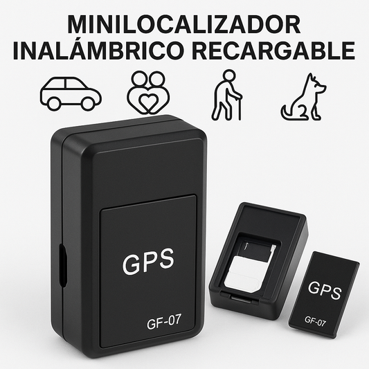 Minilocalizador Inalámbrico Recargable GPS GF-07