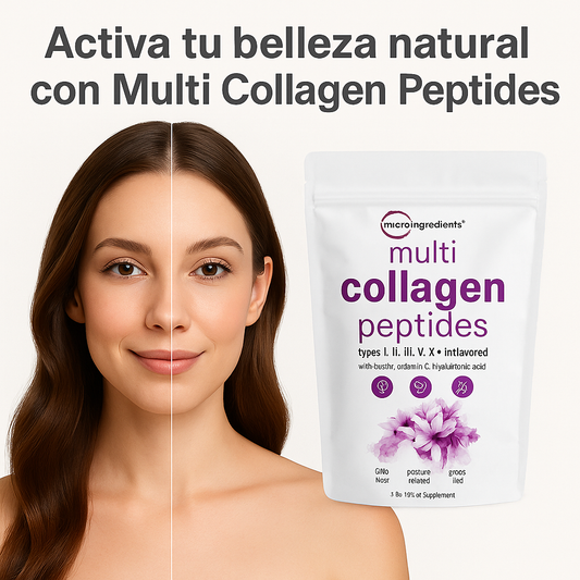 Multi Collagen Peptidos | Colágeno con péptidos x 454 gr
