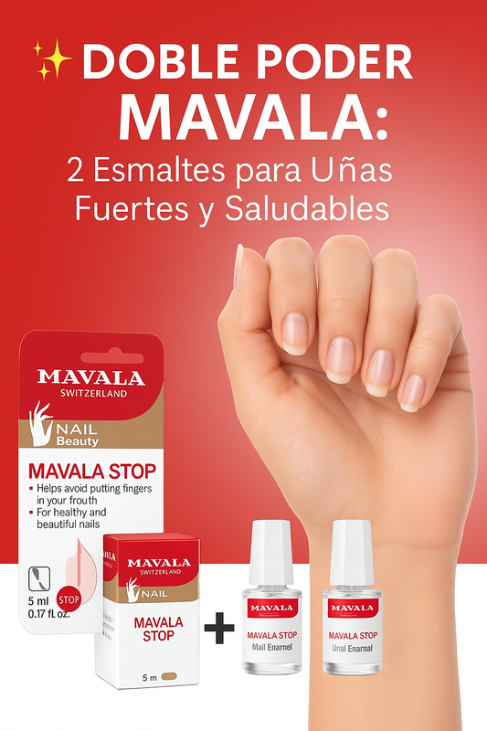OFERTA ESMALTE MAVALA X 2 UND PARA UÑAS FUERTES + SALUDABLES + RESISTENTES