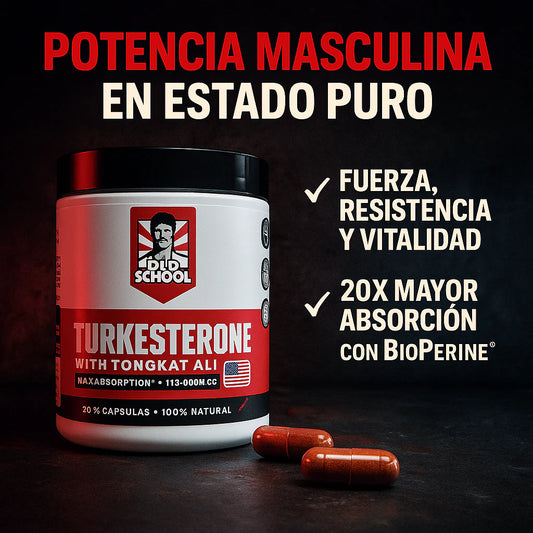 TURKESTERONE -  AUMENTA TU TESTOSTERONA NATURALMENTE