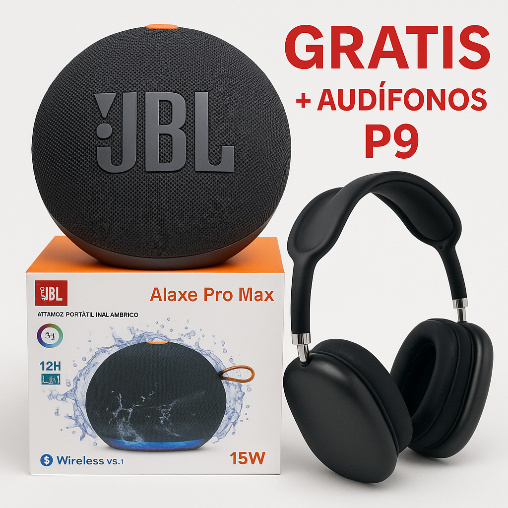 Combo Parlante Inteligente 5.1 + Gratis Audífonos Bluetooth P9 Gamer