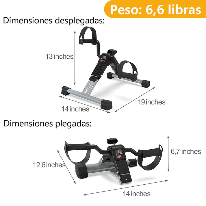 PowerFit MiniBike | Bicicleta estática para manos y pies