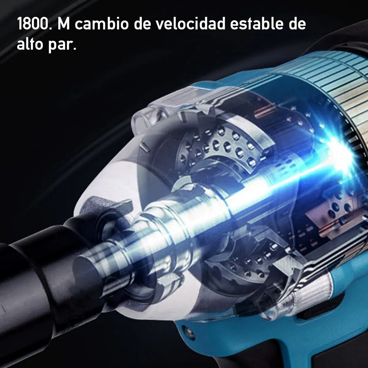 Kit Makita: Taladro de Impacto + 26 accesorios + 2 baterías.