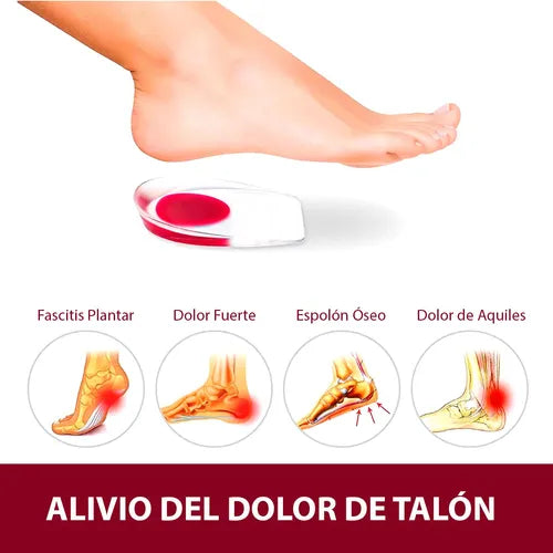 Plantilla Talonera de Gel Par UltraComfort™