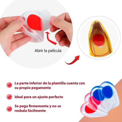 Plantilla Talonera de Gel Par UltraComfort™