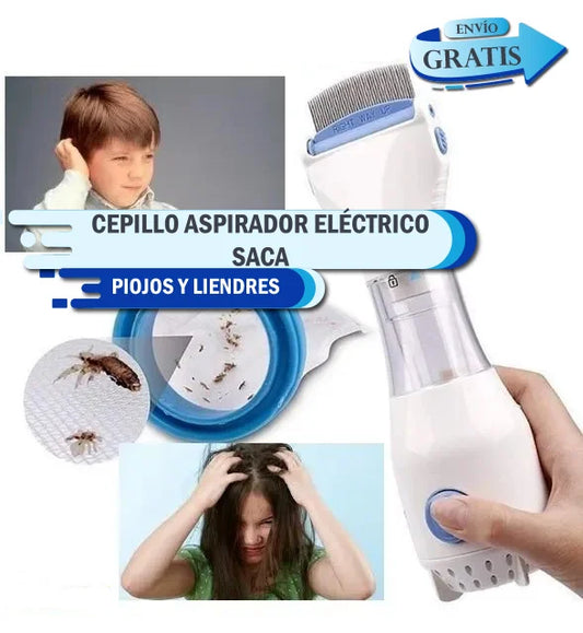 PEINE ASPIRADORA QUITA PIOJOS Y LIENDRAS