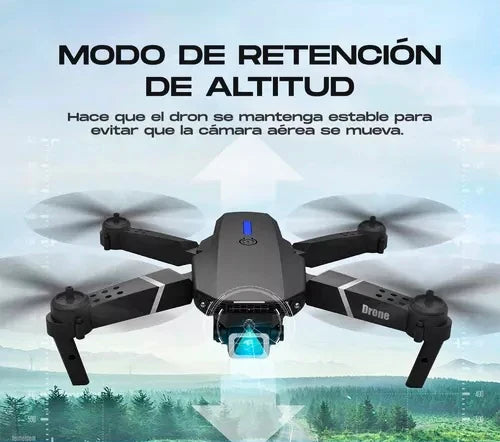 DRONE PROFESIONAL DUAL CÁMARA WIFI E88 PRO 4K