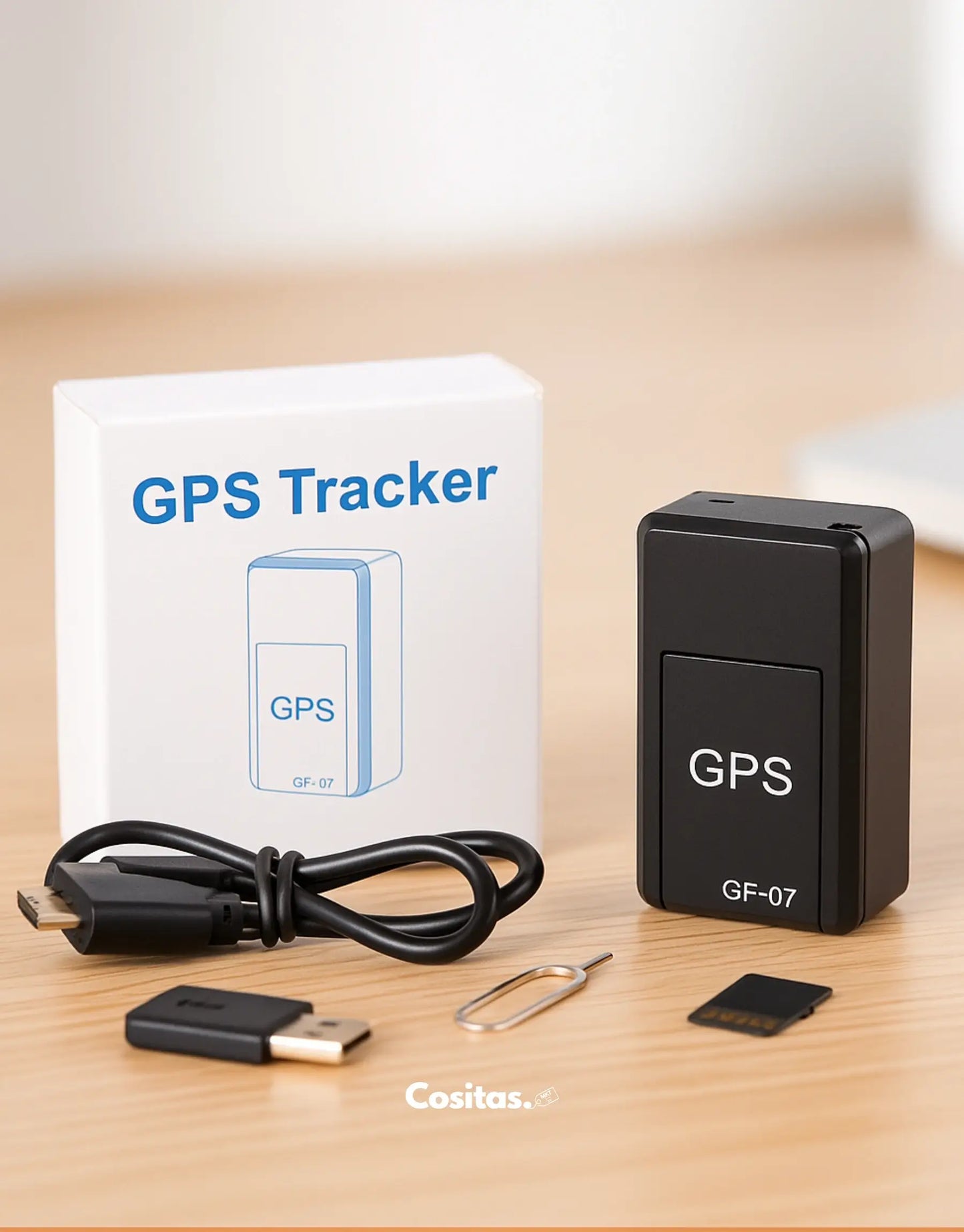 Minilocalizador Inalámbrico Recargable GPS GF-07