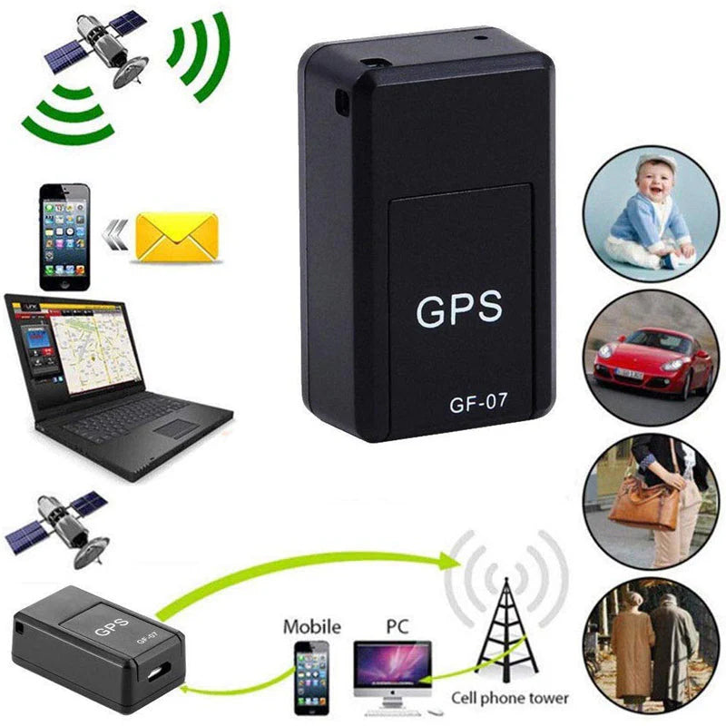 Minilocalizador Inalámbrico Recargable GPS GF-07