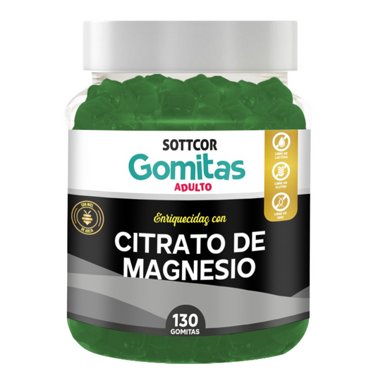 Gomitas Adultos Citrato de Magnesio - 130 Gomitas | Sottcor