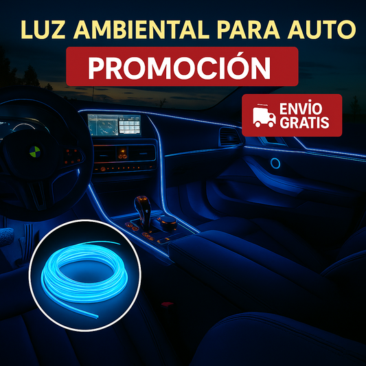 LUCES LED NEÓN PARA CARRO x 3 METROS