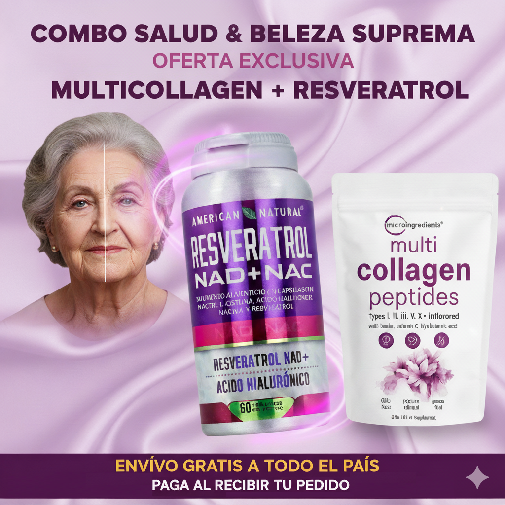 COMBO 2 MULTICOLLAGEN + GRATIS RESVERATROL
