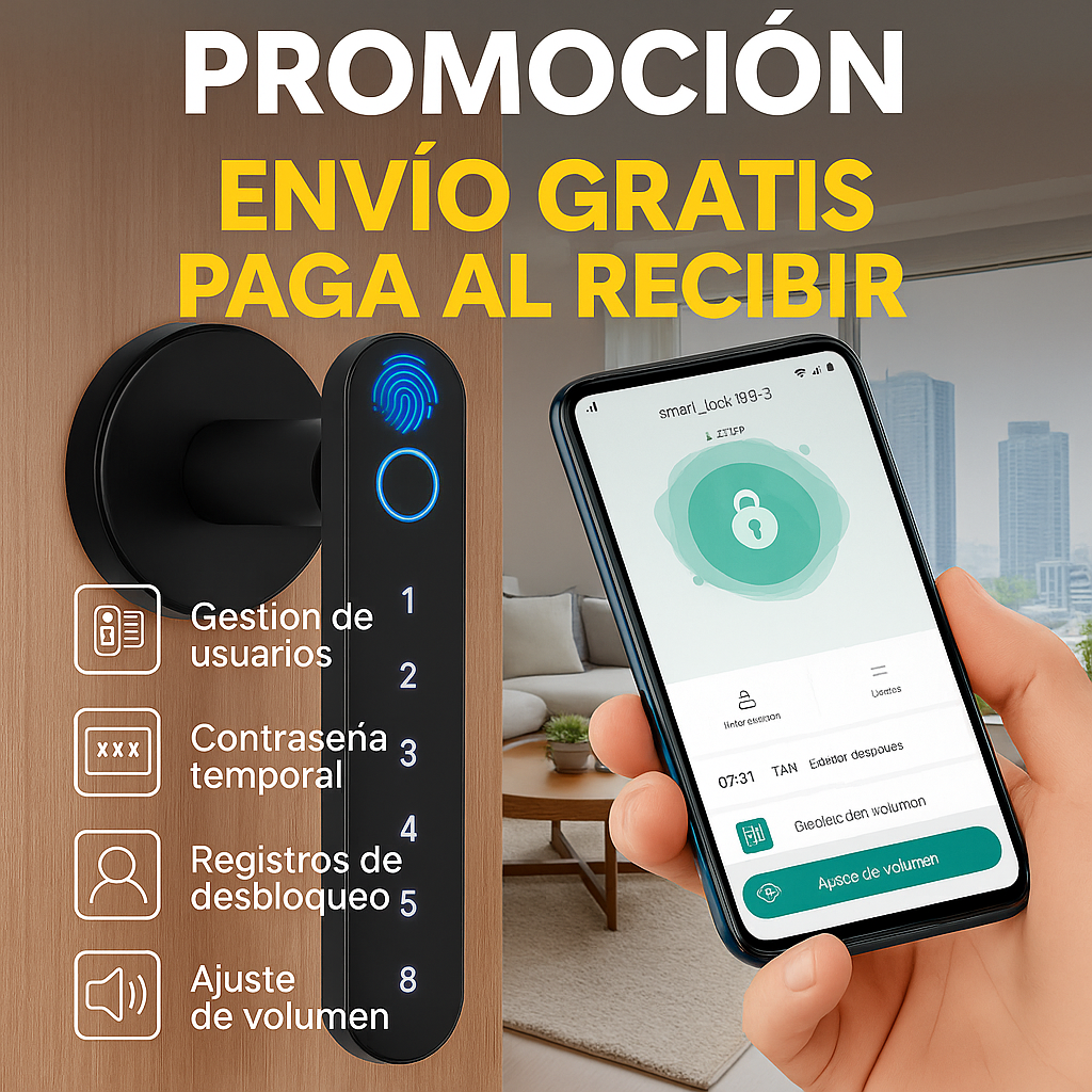 CERRADURA INTELIGENTE || ENTRADA FÁCIL Y SEGURA