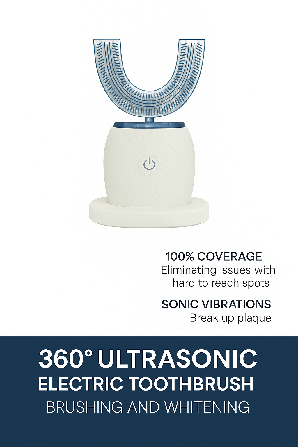 SoniDent™ || Cepillo de dientes eléctrico 360° ultrasónico