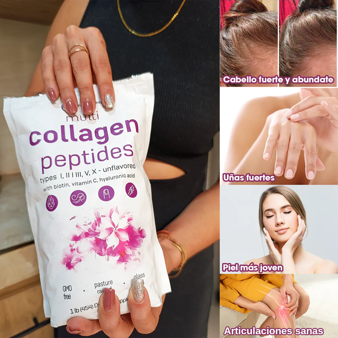 Multi Collagen Peptidos | Colágeno con péptidos x 454 gr