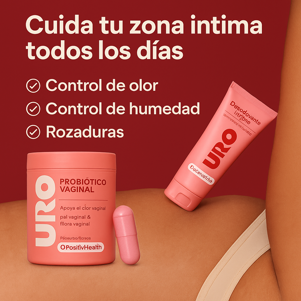 COMBO URO || URO PROBIOTICOS + DESODORANTE INTIMO URO