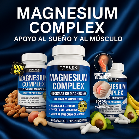 MAGNESIUM COMPLEX || SUPLEMENTO  PARA ELEVAR TU RENDIMIENTO FISICO Y MENTAL